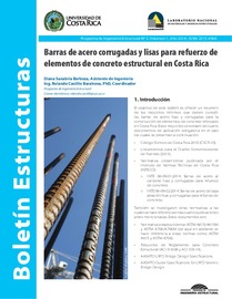 Barras de acero corrugadas y lisas para refuerzo de elementos de